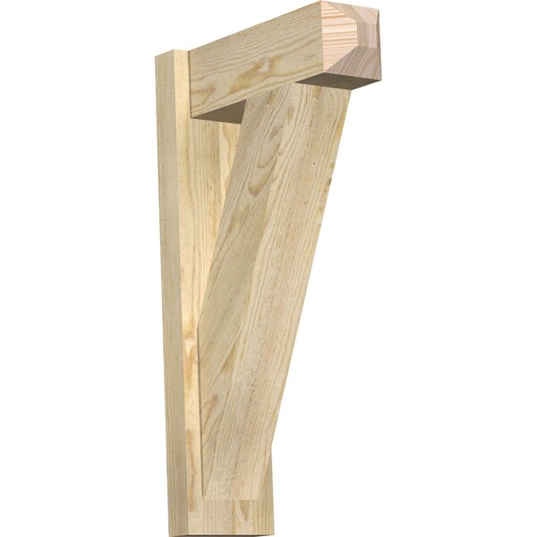 Ekena Millwork Traditional Craftsman Rough Sawn Outlooker, Douglas Fir, 6"W x 16"D x 28"H OUT06X16X28TRA04RDF - main